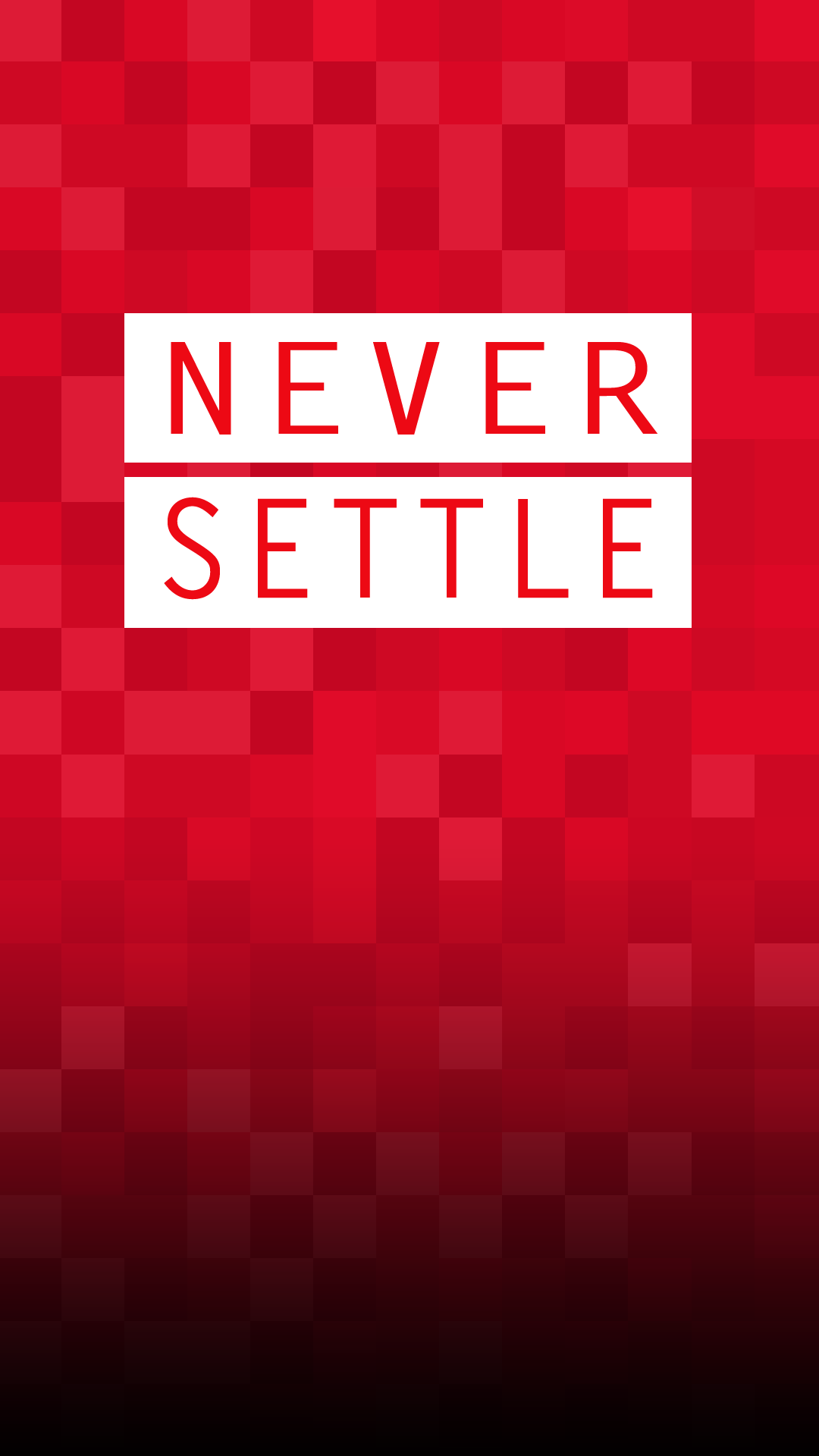 Plus One Never Settle